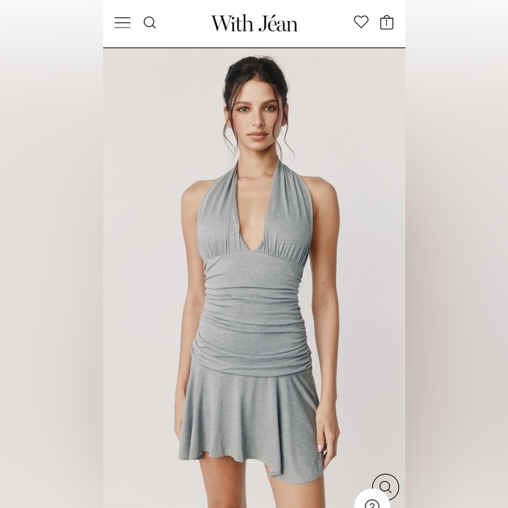 With Jean  Astoria gray Dress